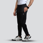 Men's Joggers Workout Athletic Pants for Gym - Black